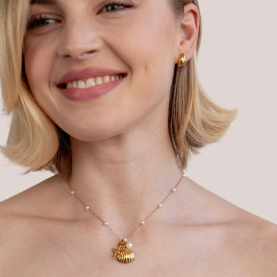 Aria Sea Charm Necklace - Beautiful Earth Boutique