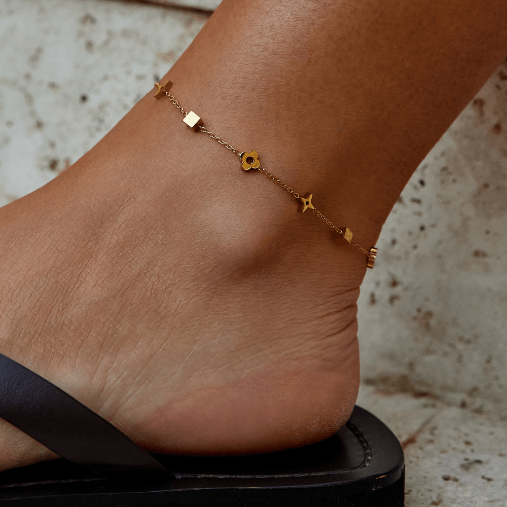 Charlie Gold Anklet - Beautiful Earth Boutique