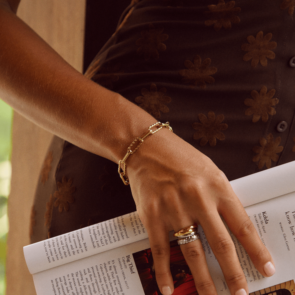 Jihan Chunky Chain Bracelet - Beautiful Earth Boutique