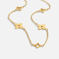 Tori Petal Chain Necklace - Beautiful Earth Boutique