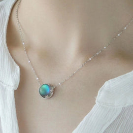 Aurora Light Gemstone Necklace - Beautiful Earth Boutique