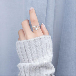 Cherry Blossom 925 Sterling Silver Ring - Beautiful Earth Boutique