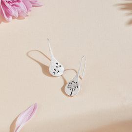 ‘Make A Wish’ Dandelion Earrings - Beautiful Earth Boutique