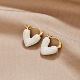 ‘Pure Love’ Heart Earrings - Beautiful Earth Boutique