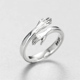 Sterling Silver Hug Ring - Beautiful Earth Boutique