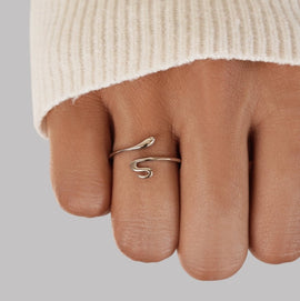 Sterling Silver Snake Ring - Beautiful Earth Boutique