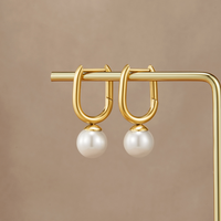 Cora Pearl Hoop Earrings
