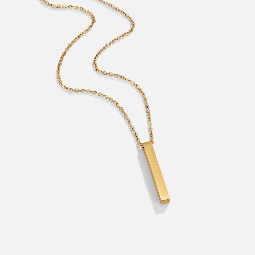 Lala Gold Bar Necklace