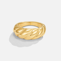 Gold Croissant Ring