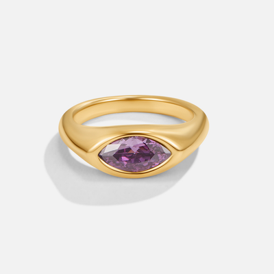 Purple Arizona Crystal Ring