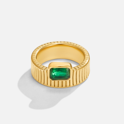 Giana Emerald Gold Ring