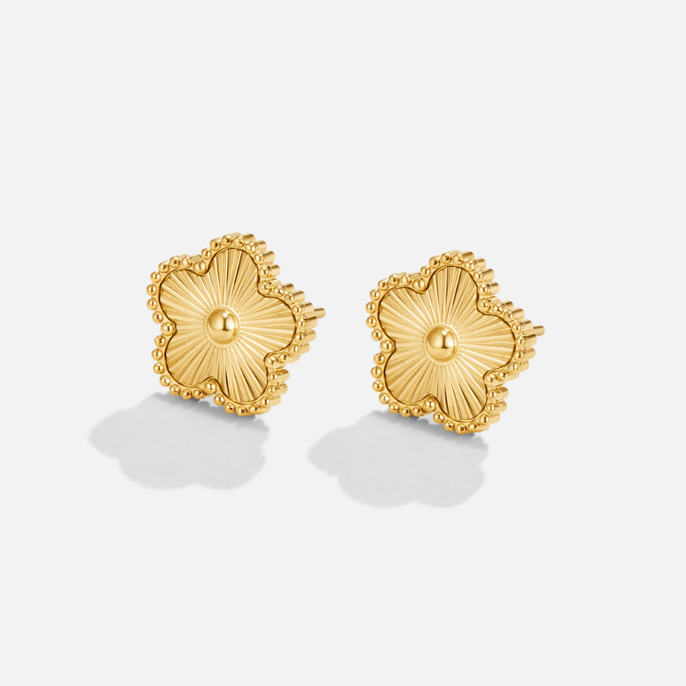 Golden Clover Earrings