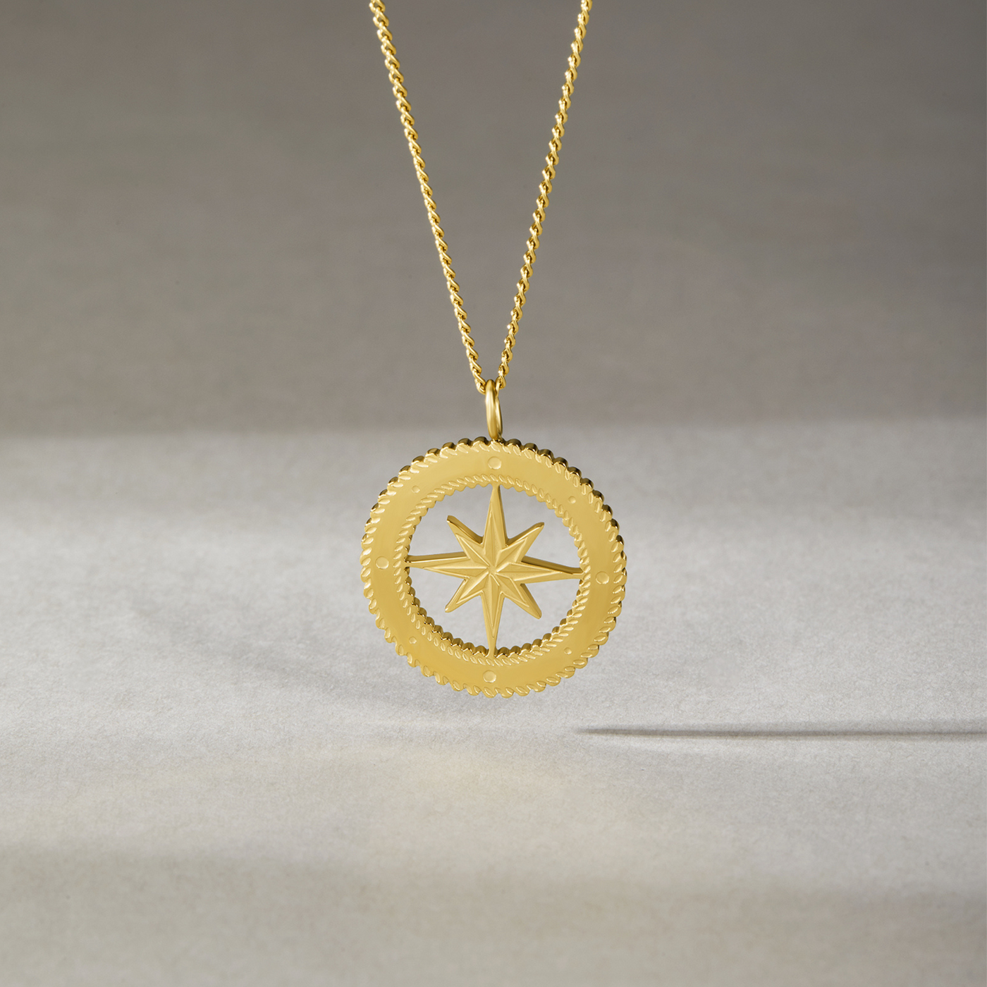 Starburst Gold Coin Necklace