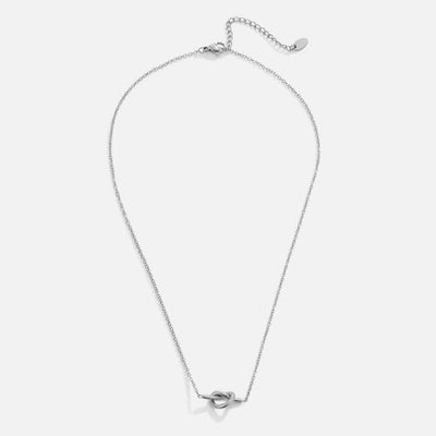 Adela Knot Silver Necklace - Beautiful Earth Boutique