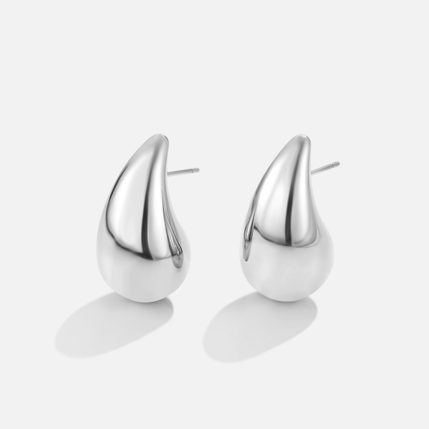 Amara Teardrop Silver Earrings - Beautiful Earth Boutique