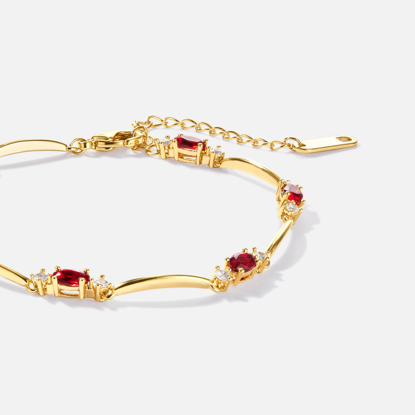 Amaranth Red Crystal Bracelet - Beautiful Earth Boutique