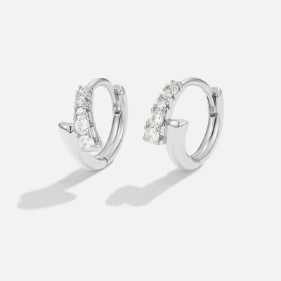 Anastasia Silver Crystal Earrings