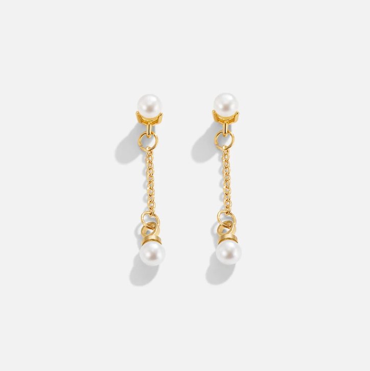 Athena Pearl Drop Earrings