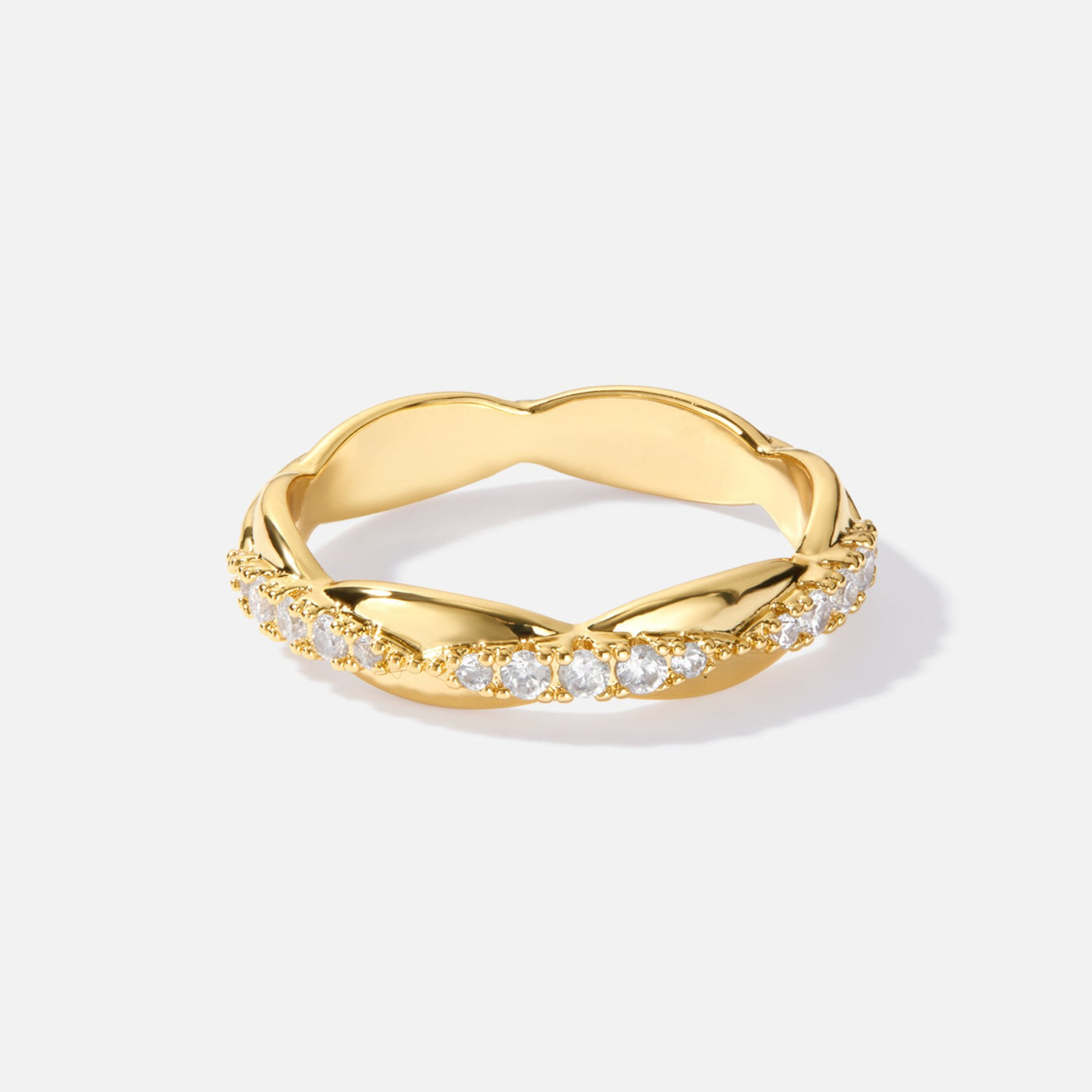 Aurora Gold Crystal Ring