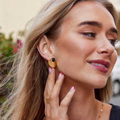 Bohemian Gold Earrings - Beautiful Earth Boutique