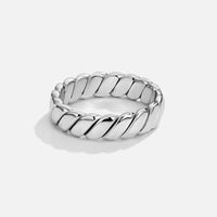 Calira Twisted Infinity Silver Ring - Beautiful Earth Boutique