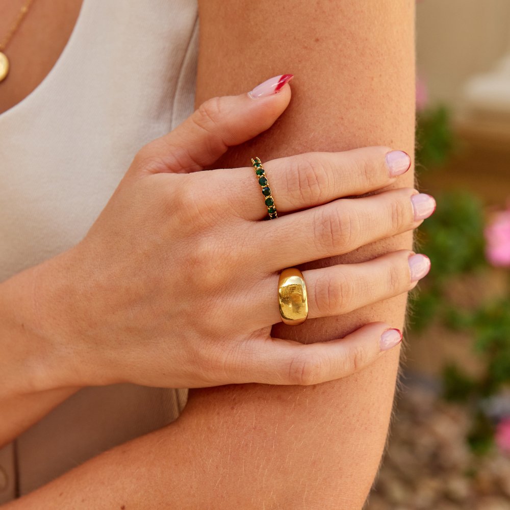 Celia Chunky Gold Ring - Beautiful Earth Boutique