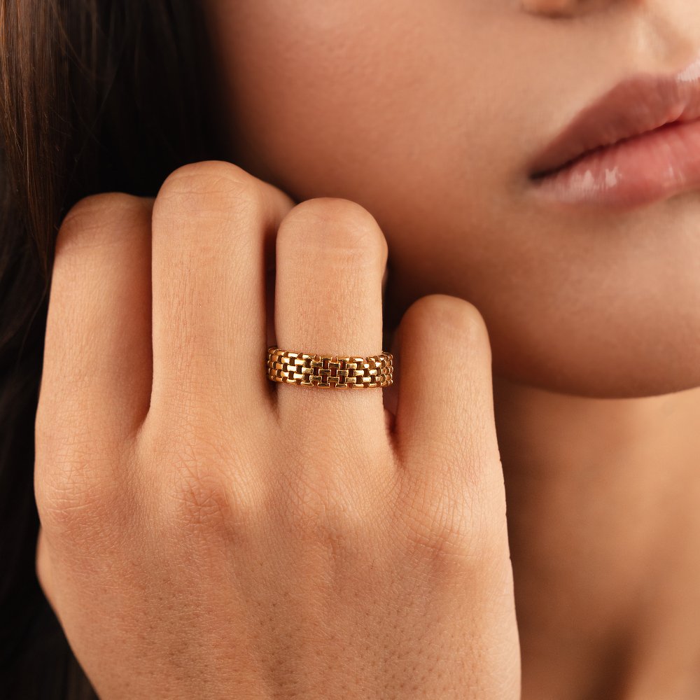 Chain Band Ring - Beautiful Earth Boutique