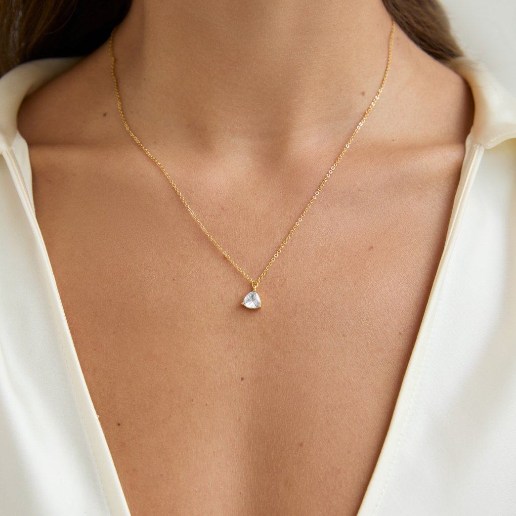 Crystal Birthstone Charm Necklace - Beautiful Earth Boutique