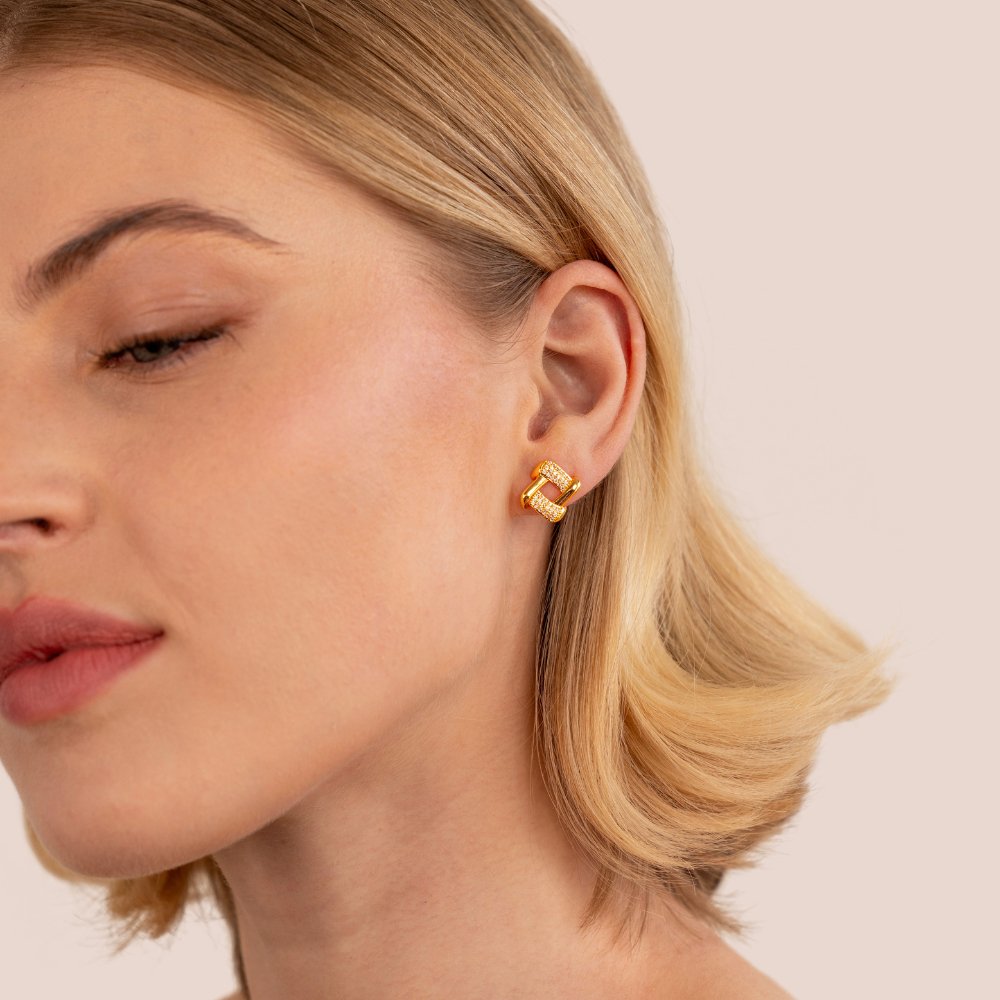 Eternity Stud Earrings - Beautiful Earth Boutique
