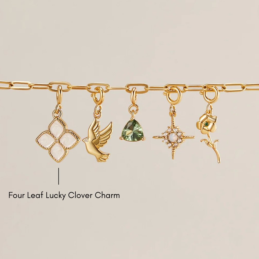 Four Leaf Lucky Clover Charm - Beautiful Earth Boutique