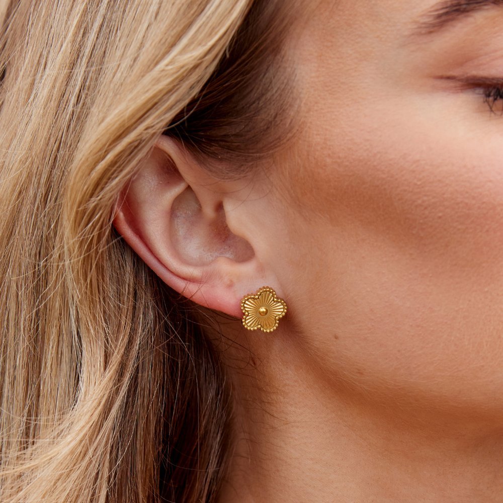 Free Golden Clover Earrings - Beautiful Earth Boutique