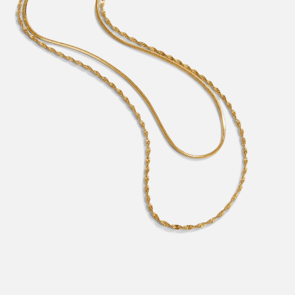 Leona Layered Gold Necklace - Beautiful Earth Boutique