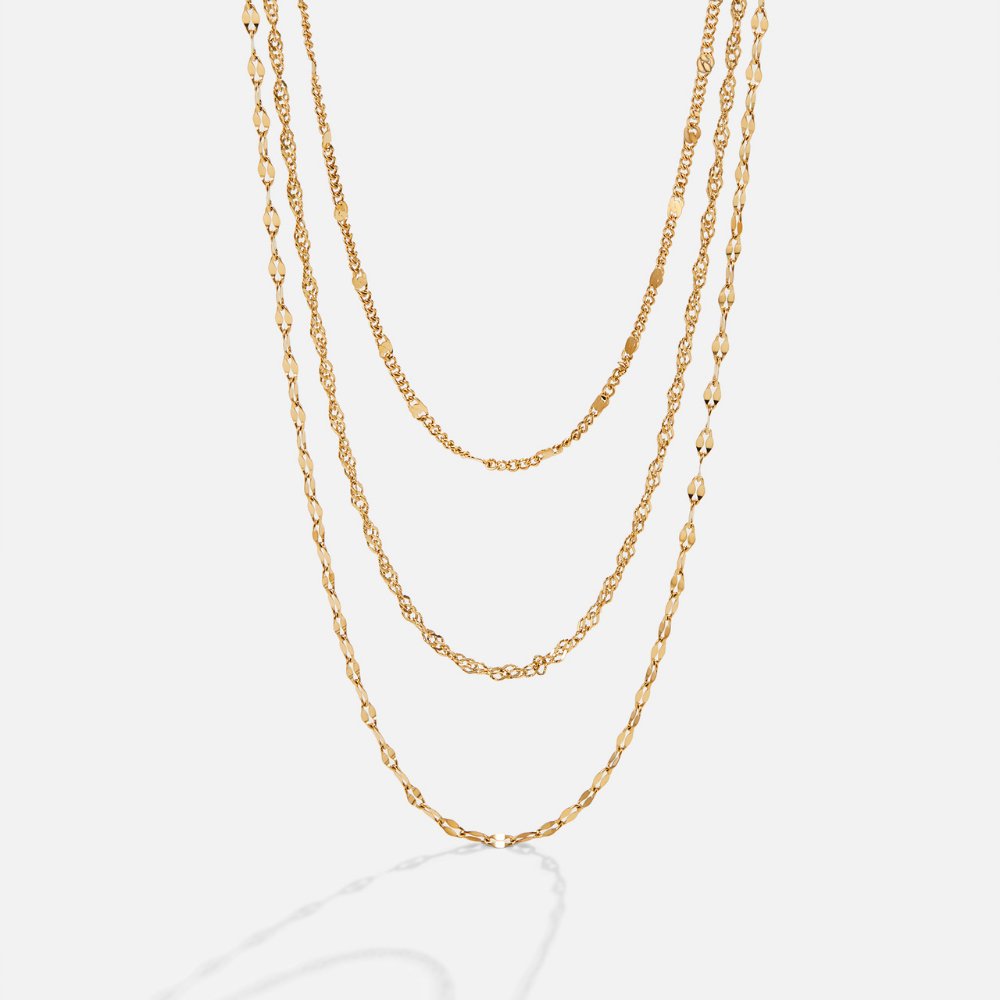 Lila Multi Chain Necklace - Beautiful Earth Boutique