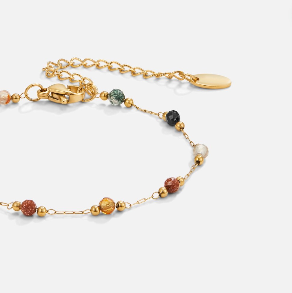 Lulu Beaded Stone Bracelet - Beautiful Earth Boutique