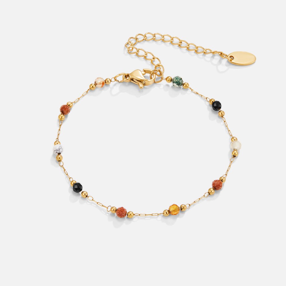 Lulu Beaded Stone Bracelet - Beautiful Earth Boutique