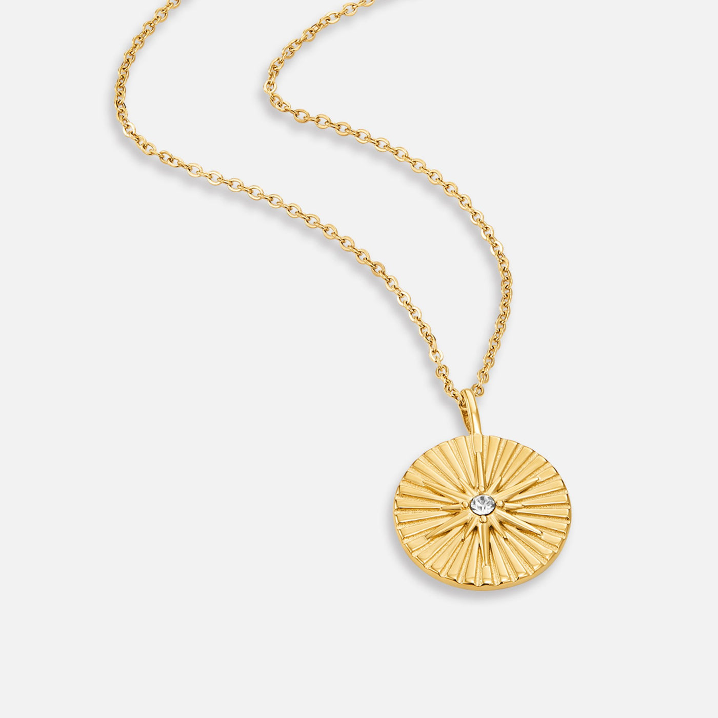 Luna Starburst Coin Necklace - Beautiful Earth Boutique
