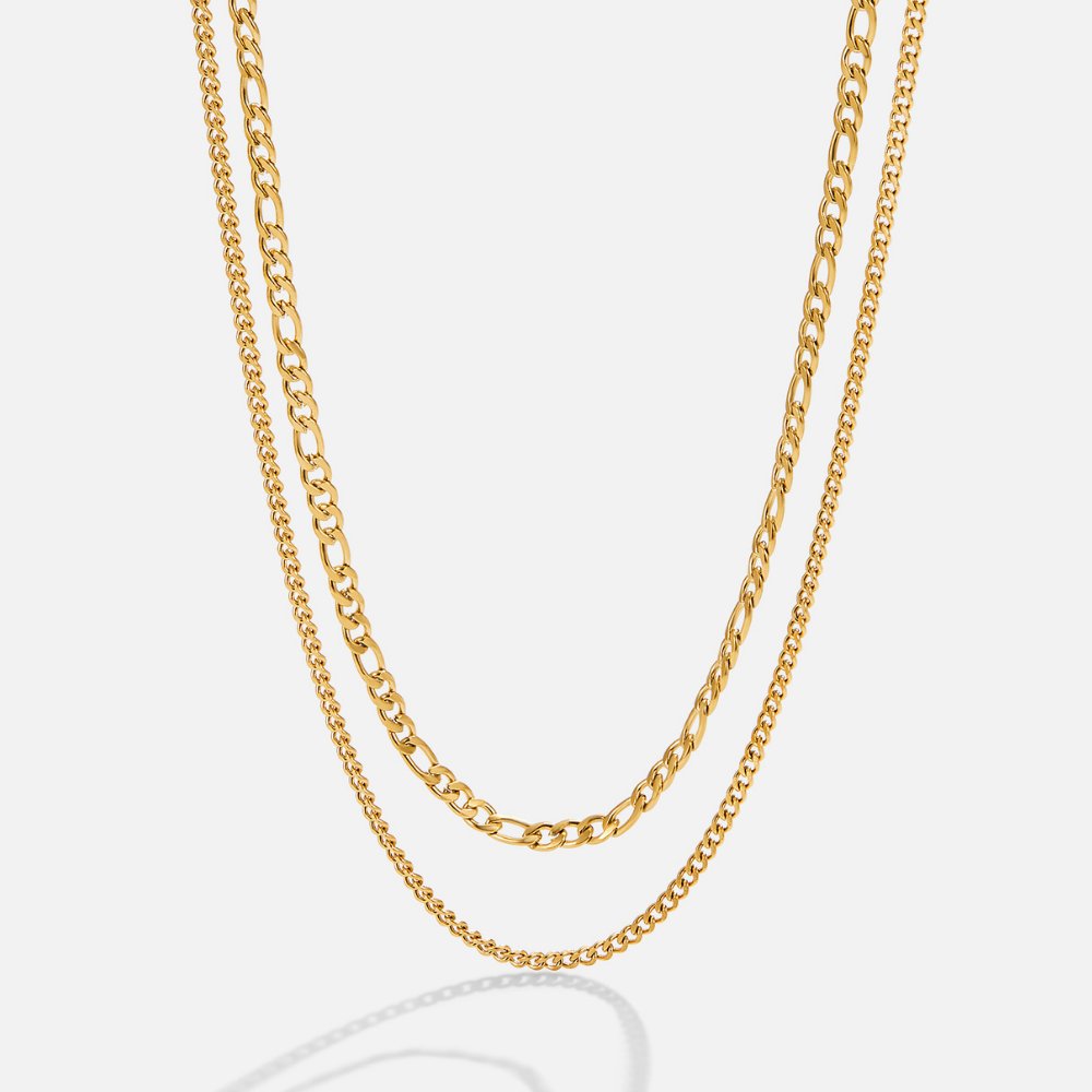 Mirabel Double Chain Necklace - Beautiful Earth Boutique