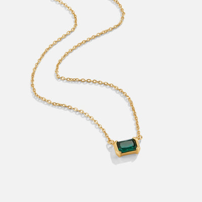 Monica Green Emerald Necklace - Beautiful Earth Boutique