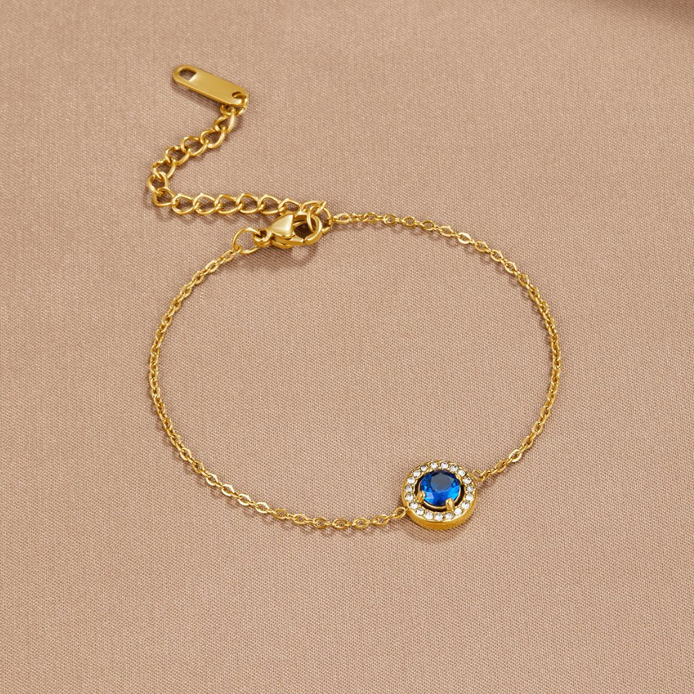 Ocean Blue Crystal Bracelet - Beautiful Earth Boutique
