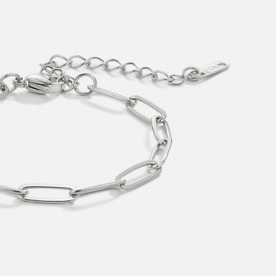 Paperclip Silver Bracelet - Beautiful Earth Boutique
