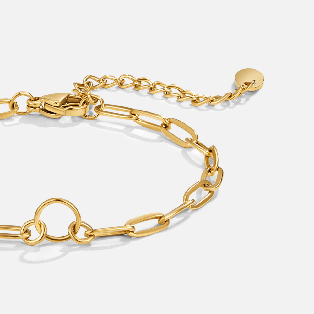 Pia Chain Link Charm Bracelet - Beautiful Earth Boutique
