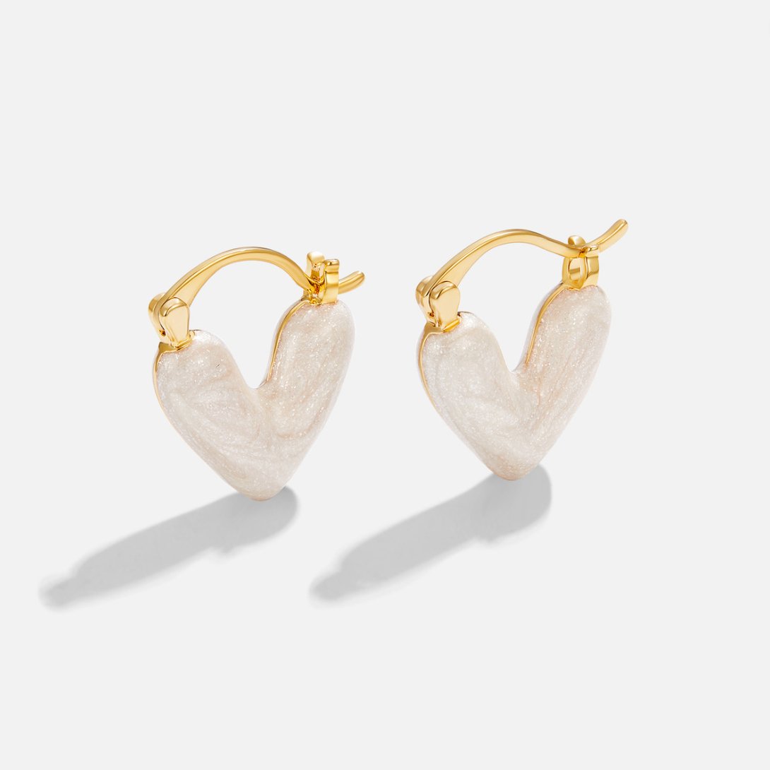 ‘Pure Love’ Heart Earrings