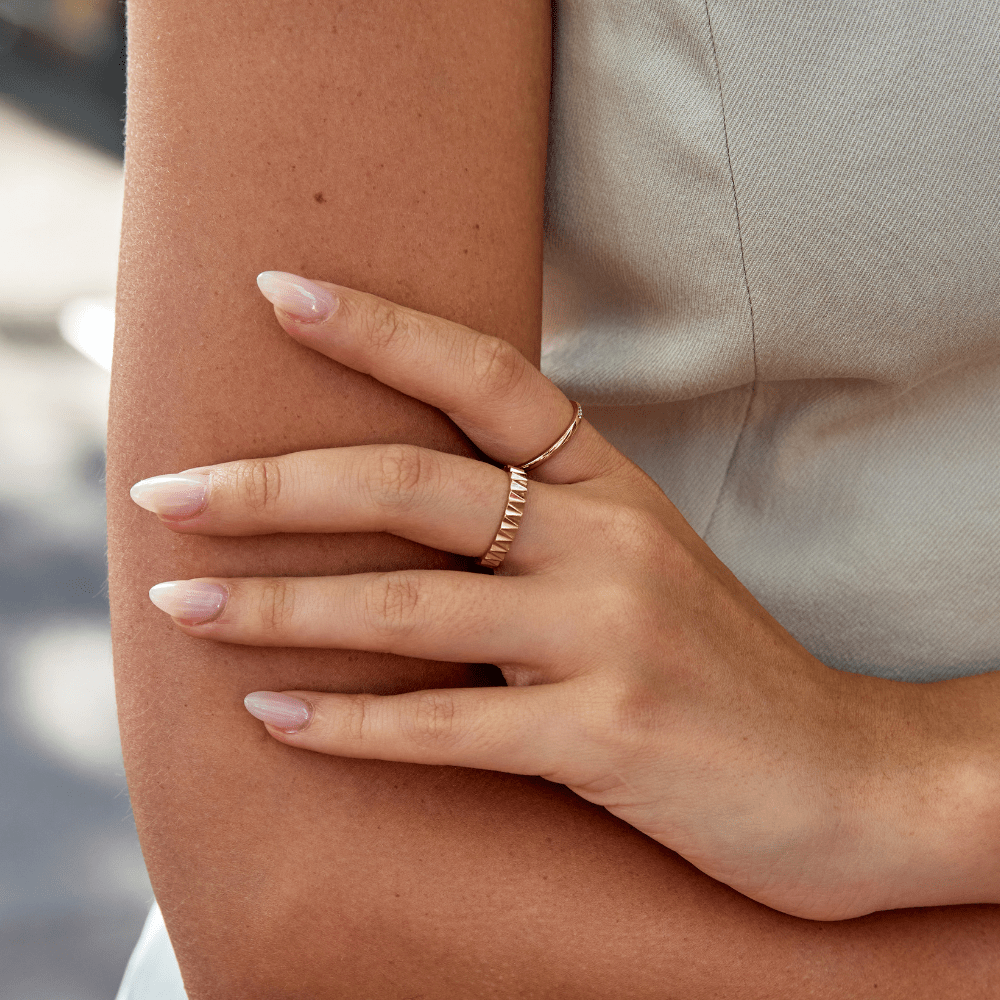 Reene Geometric Gold Ring - Beautiful Earth Boutique