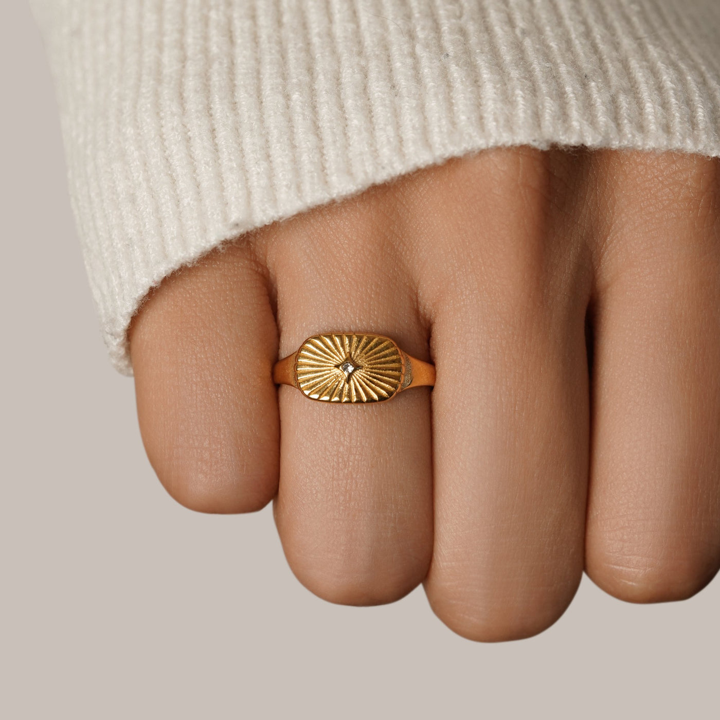 Selene Gold Ring - Beautiful Earth Boutique