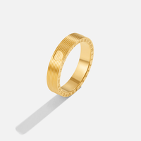 Soleil Gold Band Ring - Beautiful Earth Boutique