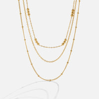 Tessa Triple Layered Necklace - Beautiful Earth Boutique