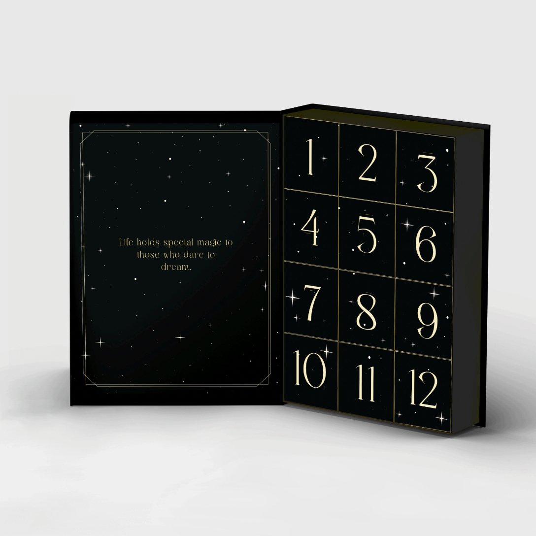'12 Days of Magic' Advent Calendar - Gold - Beautiful Earth Boutique