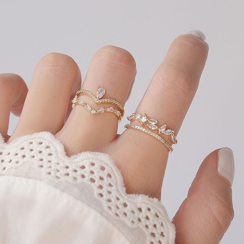 14K Gold Crystal Rings - Beautiful Earth Boutique