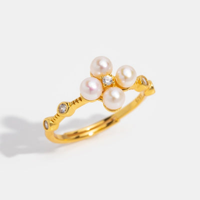 14K Gold Freshwater Pearl Ring - Beautiful Earth Boutique
