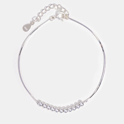 925 Sterling Silver Beaded Bracelet - Beautiful Earth Boutique